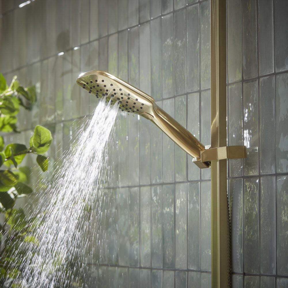 Ergo Brass Handset Detail Massage slide image Ergo Brass Handset Detail Massage slide image