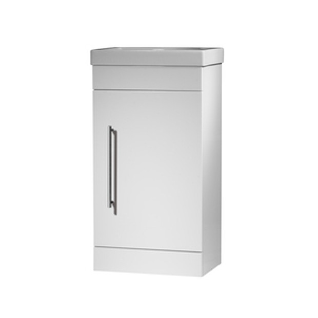 Esta 450mm Cloakroom Unit Gloss White 1064343 Esta 450mm Cloakroom Unit Gloss White 1064343