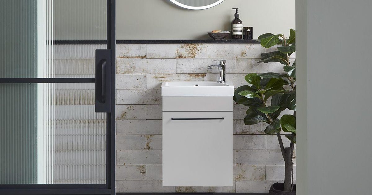 Tsp1090 Roper Rhodes Esta 450 Wall Mounted Cloakroom Unit | Bathroom Furniture | Roper Rhodes