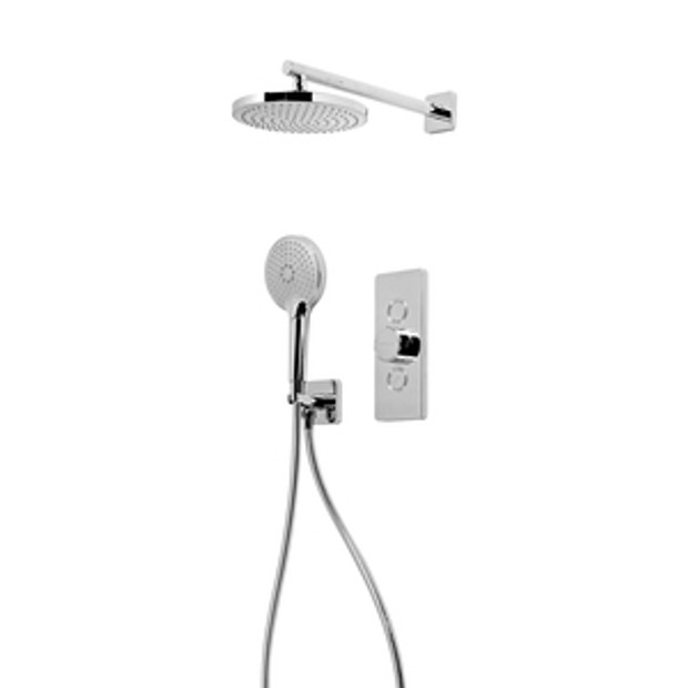 Event Click Dual Function Push Button Shower System With Shower Head And Handset 1068013 Event Click Dual Function Push Button Shower System With Shower Head And Handset 1068013