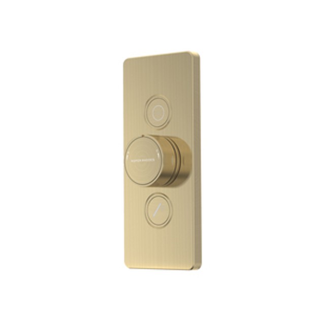 Event Click Dual Function Push Button Shower Valve Brushed Brass 1068526 Event Click Dual Function Push Button Shower Valve Brushed Brass 1068526