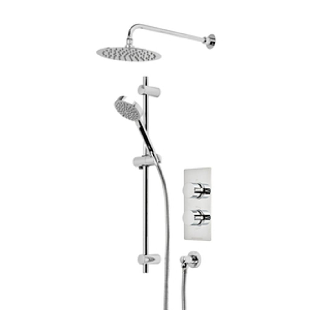 Event Round Dual Function Shower System With Stainless Steel Fixed Shower Head 1064358 slide image Event Round Dual Function Shower System With Stainless Steel Fixed Shower Head 1064358 slide image