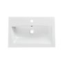 isocast acrylic single tap hole basin sink slide image