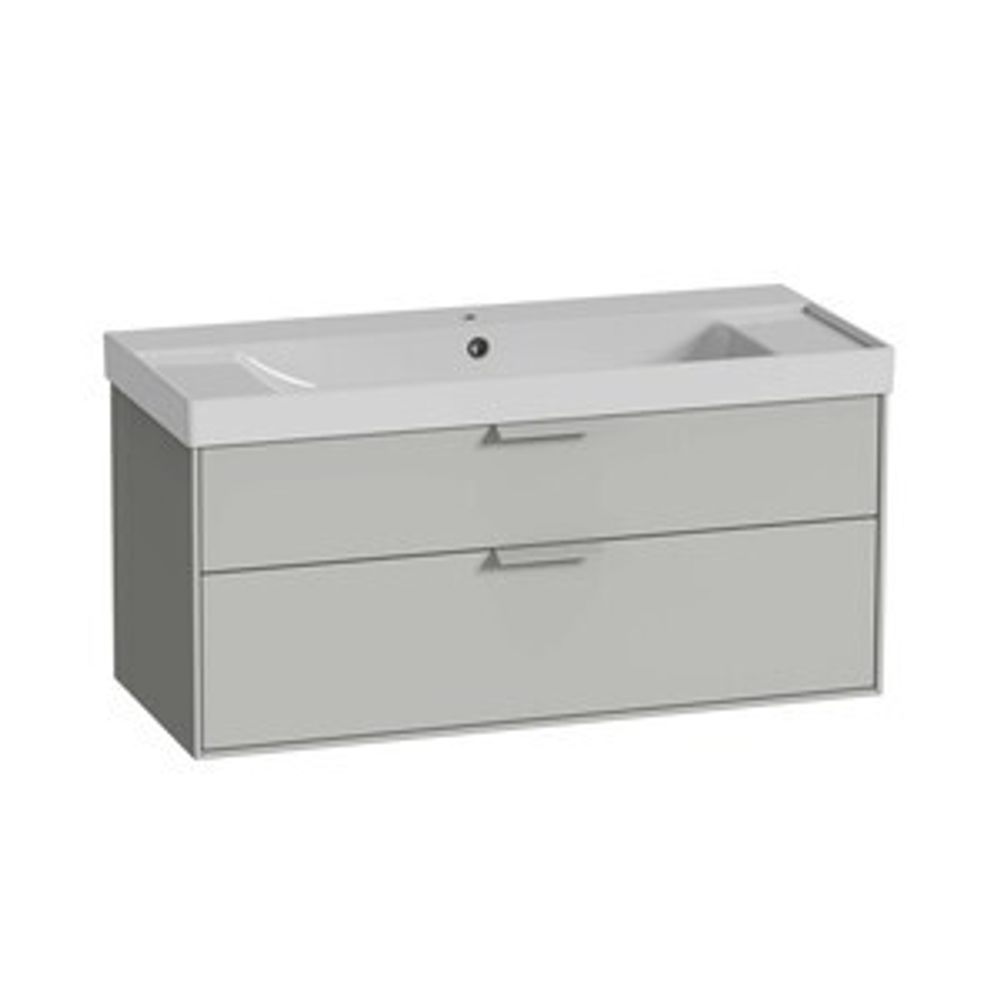Faber 1000 Wall Hung Double Drawer Unit Powder Grey 1102566 slide image Faber 1000 Wall Hung Double Drawer Unit Powder Grey 1102566 slide image