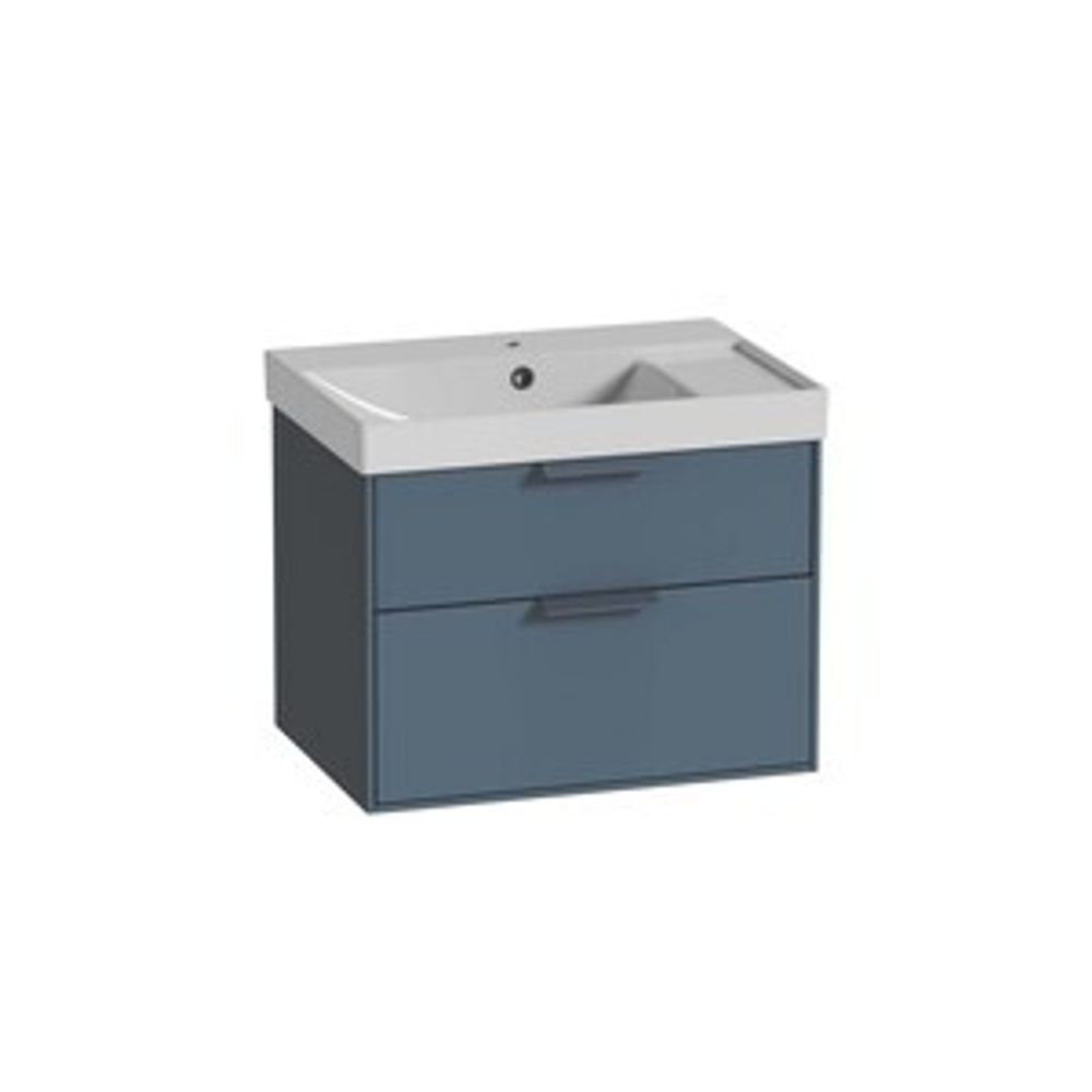 Faber 600 Wall Hung Double Drawer Unit Dusk Blue 1102850 slide image Faber 600 Wall Hung Double Drawer Unit Dusk Blue 1102850 slide image