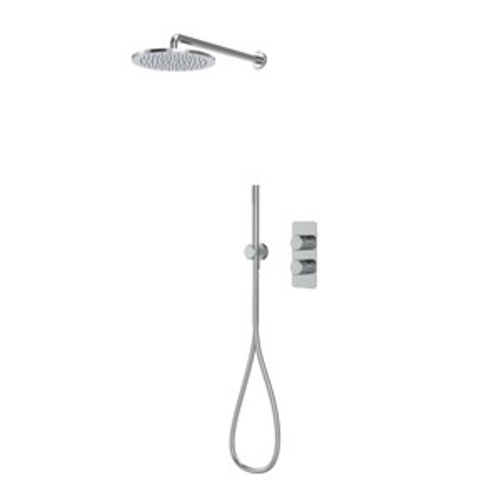 Faber Dual Function Shower System with Handset and Head Chrome 1102425 slide image Faber Dual Function Shower System with Handset and Head Chrome 1102425 slide image