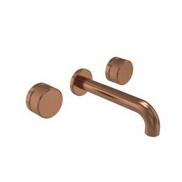Faber Wall Mounted Bath Basin Mixer Brushed Bronze 1102668 Faber Wall Mounted Bath Basin Mixer Brushed Bronze 1102668