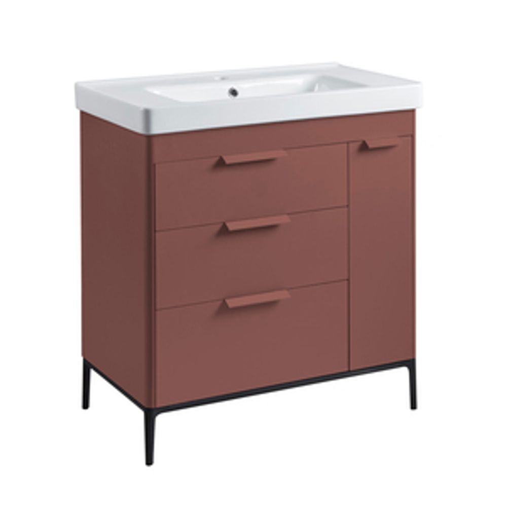 Fairmont 800 Freestanding Vanity Unit Terra 1065393 slide image Fairmont 800 Freestanding Vanity Unit Terra 1065393 slide image