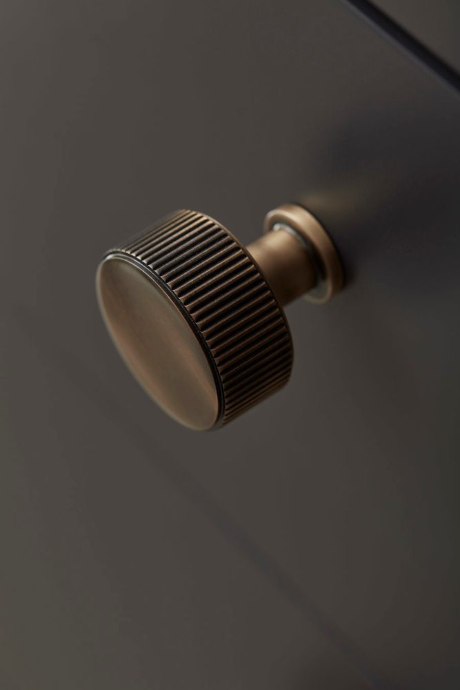 Gold Handle Roper Rhodes Fresno Knob in Brass | Bathroom Furniture Handles | Roper Rhodes