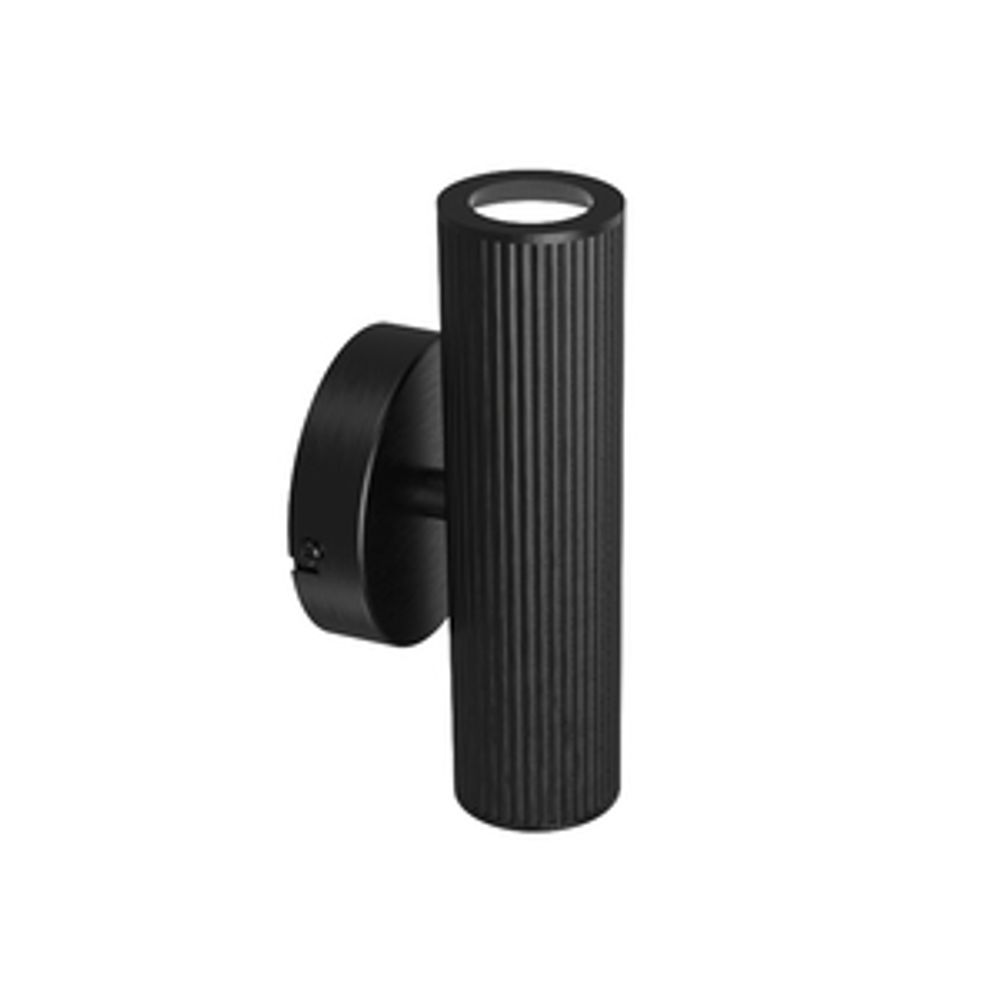 Fluted Bathroom Wall Light Connected By Wi Z Black 1069183 slide image Fluted Bathroom Wall Light Connected By Wi Z Black 1069183 slide image