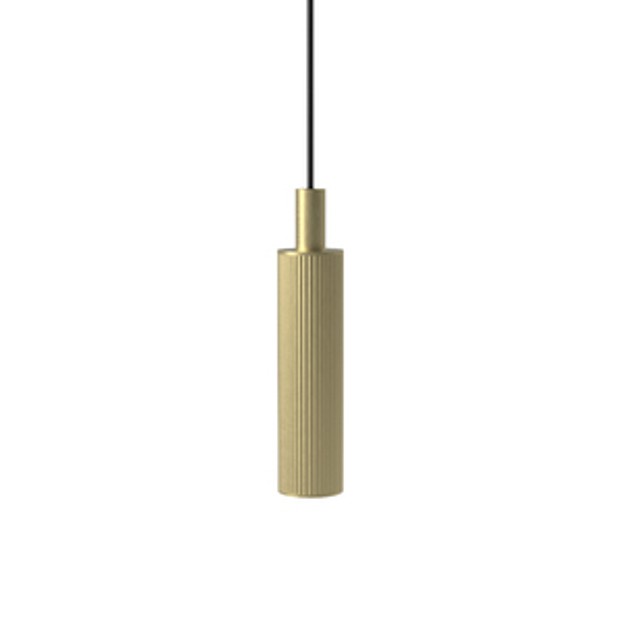 Fluted Bathroom Pendant Light Brushed Brass 1068605 Fluted Bathroom Pendant Light Brushed Brass 1068605