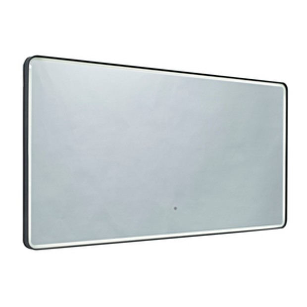 Frame 1200mm Rectangular Bathroom Mirror Black 1064663 Frame 1200mm Rectangular Bathroom Mirror Black 1064663