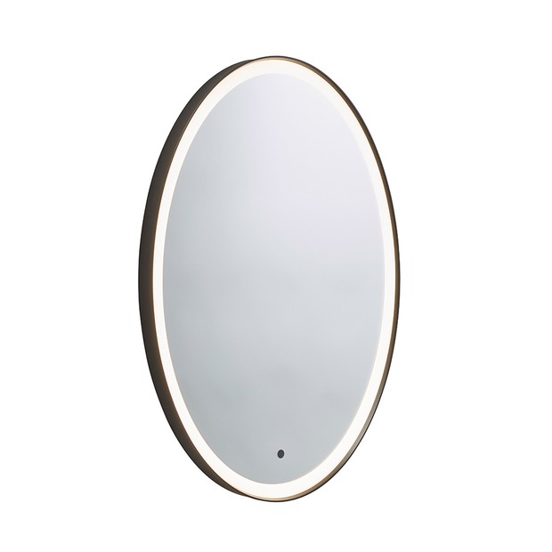 Frame Grey Oval Mirror FR50 VG