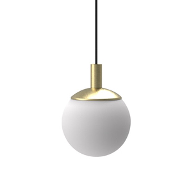 Globe Pendant Light Connected By Wi Z Brushed Brass 1065587 Globe Pendant Light Connected By Wi Z Brushed Brass 1065587