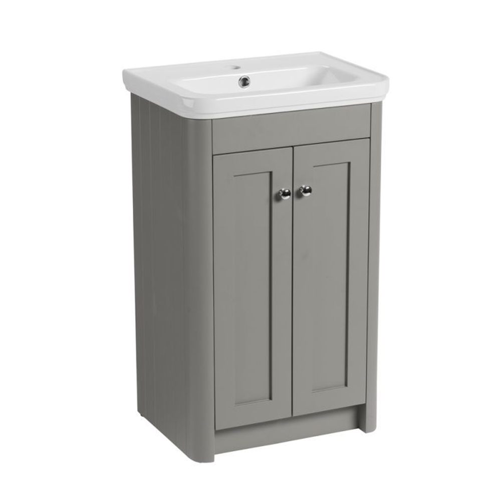 Halcyon 500mm freestanding Unit HAL5 W80 SG slide image Halcyon 500mm freestanding Unit HAL5 W80 SG slide image