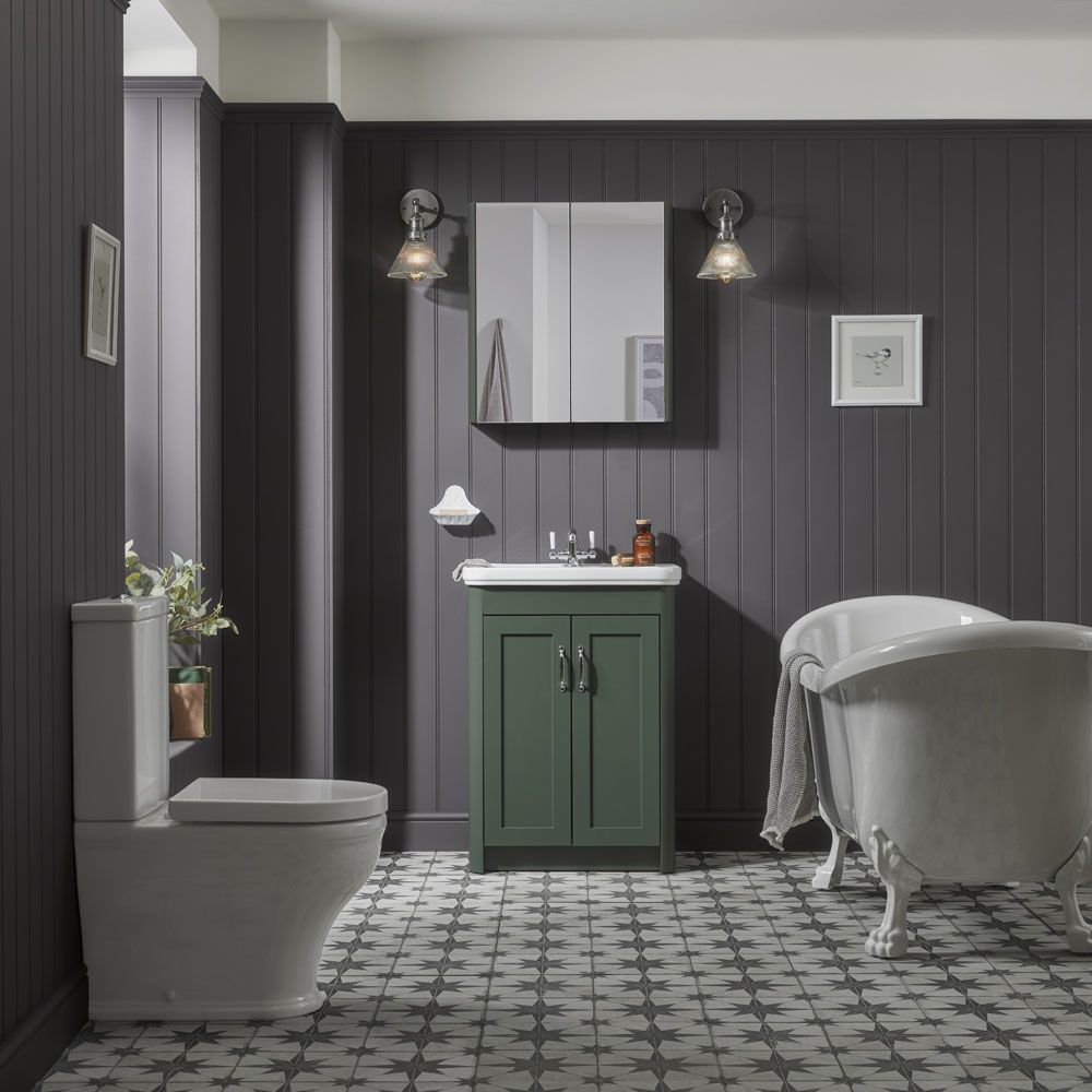 Halcyon 600 Freestanding Unit Nordic Green Lifestyle 2 slide image Halcyon 600 Freestanding Unit Nordic Green Lifestyle 2 slide image