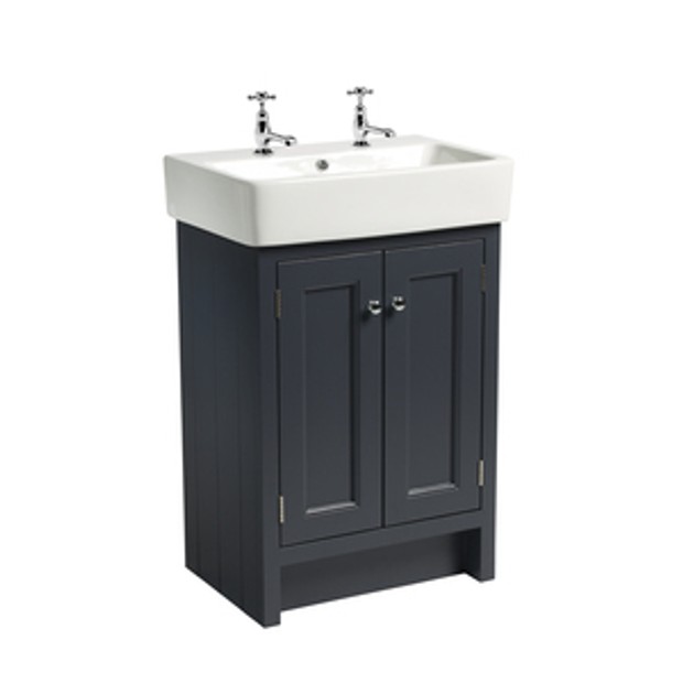 Hampton 575 Freestanding Vanity Unit Matt Slate Grey 1064479 Hampton 575 Freestanding Vanity Unit Matt Slate Grey 1064479