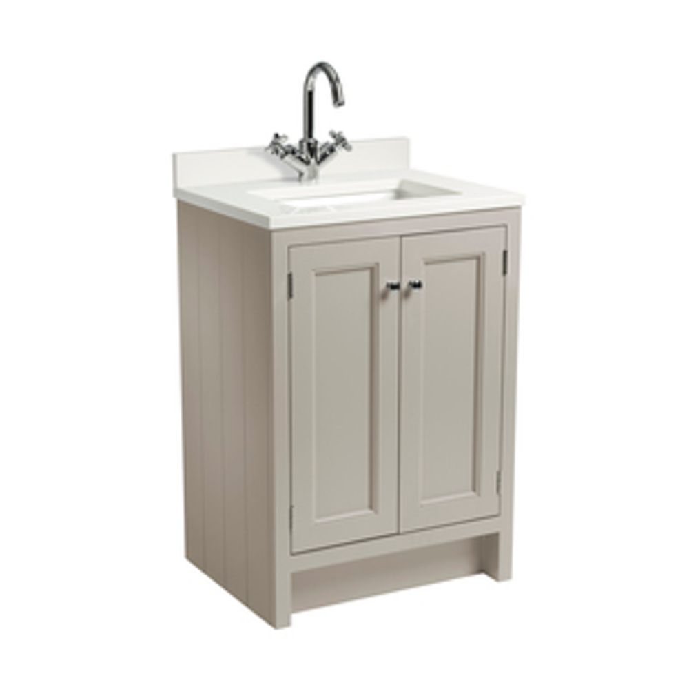 Hampton 600 Underslung Basin Vanity Unit Matt Mocha 1064333 slide image Hampton 600 Underslung Basin Vanity Unit Matt Mocha 1064333 slide image