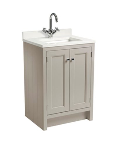 Hampton 600 Underslung Basin Vanity Unit Matt Mocha 1064333