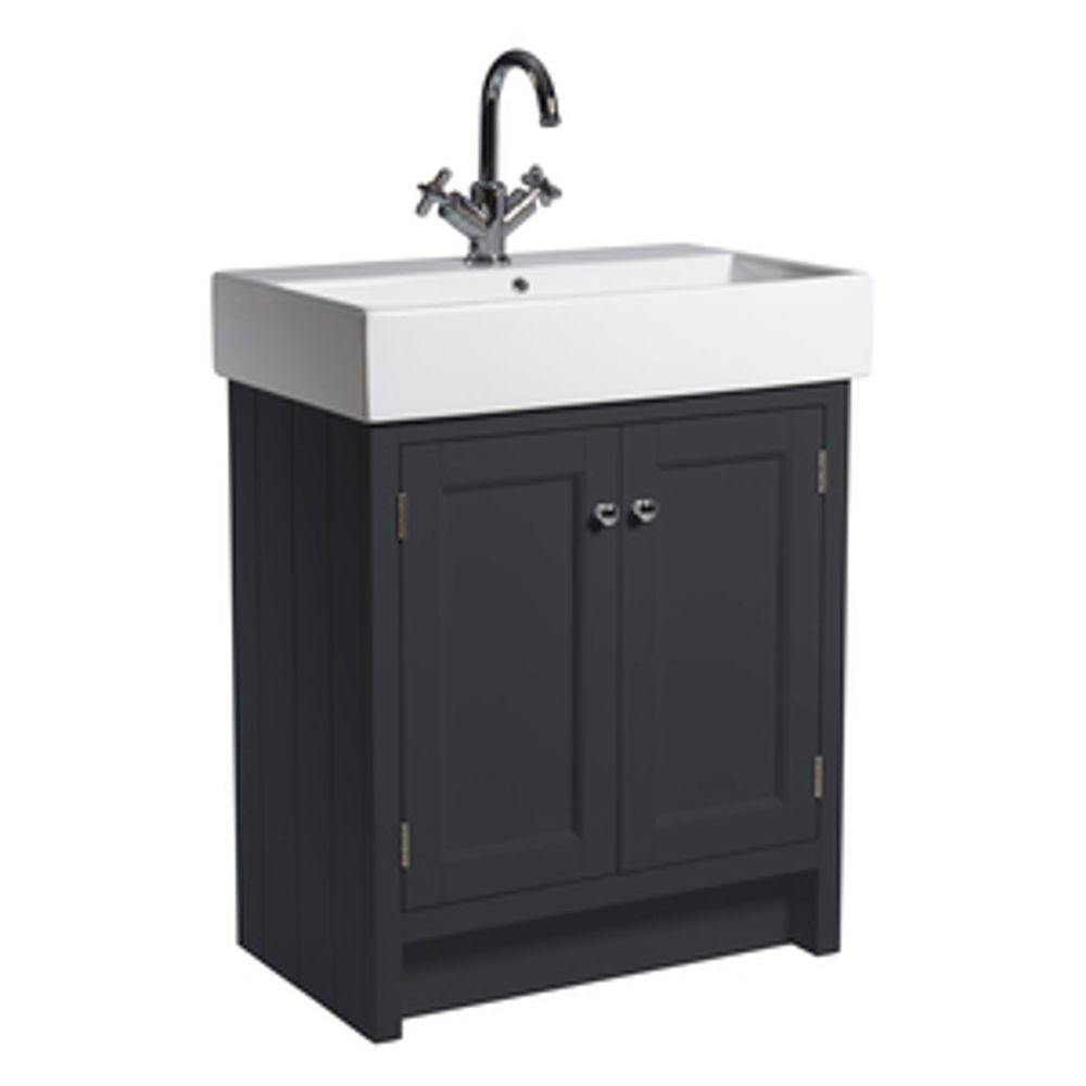 Hampton 700 Freestanding Vanity Unit Matt Slate Grey 1064313 slide image Hampton 700 Freestanding Vanity Unit Matt Slate Grey 1064313 slide image