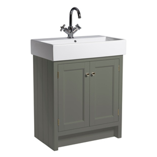 Hampton 700 Freestanding Vanity Unit Pewter 1064607 Hampton 700 Freestanding Vanity Unit Pewter 1064607