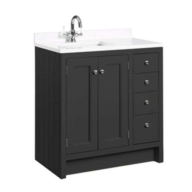 Hampton 800 Underslung Basin Vanity Unit Matt Black 1065877 Hampton 800 Underslung Basin Vanity Unit Matt Black 1065877