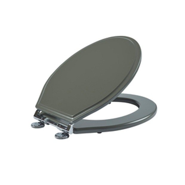 Hampton Toilet Seat Matt Pewter 1067870 Hampton Toilet Seat Matt Pewter 1067870