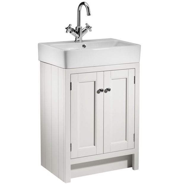 Hampton 600mm countertop unit chalk white HAM550 B Hampton 600mm countertop unit chalk white HAM550 B