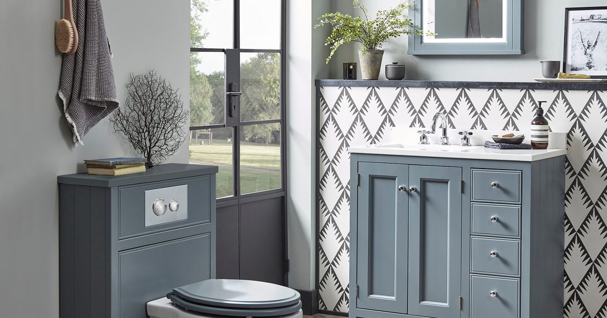 Hampton 600 Roper Rhodes Hampton Slim Back To Wall WC Unit and Colour Matched Worktop | Roper Rhodes