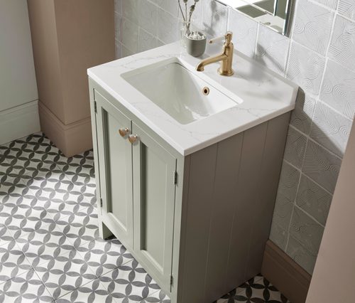 Hampton 600 Underslung Basin Vanity Unit Video