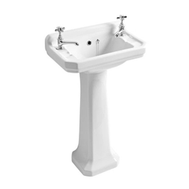 Harrow Cloakroom Basin 500mmx305mm 2 Tap Hole 1068016 Harrow Cloakroom Basin 500mmx305mm 2 Tap Hole 1068016