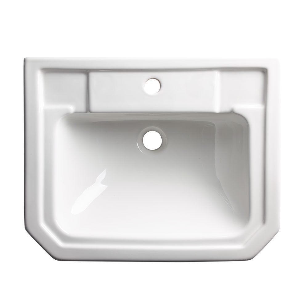 traditional ceramic bathroom sink slide image