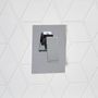 chrome concealed bath shower diverter slide image