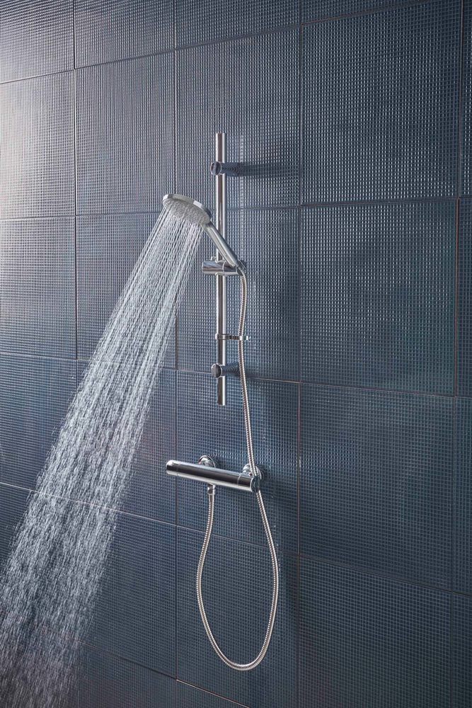 Joy Shower Bar Valve Single Function System Water On Function 1 Lifestyle slide image Joy Shower Bar Valve Single Function System Water On Function 1 Lifestyle slide image