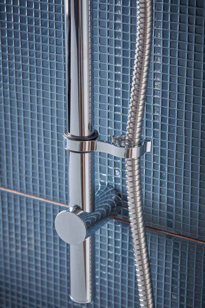 Joy Shower Hose Clip Detail Lifestyle slide image Joy Shower Hose Clip Detail Lifestyle slide image