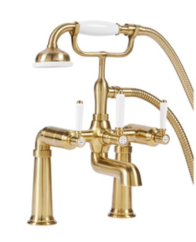 Keswick Bath Shower Mixer Timeless Brushed Brass 1065264