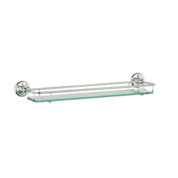 Keswick Glass Gallery Shelf Chrome 1059333 Keswick Glass Gallery Shelf Chrome 1059333