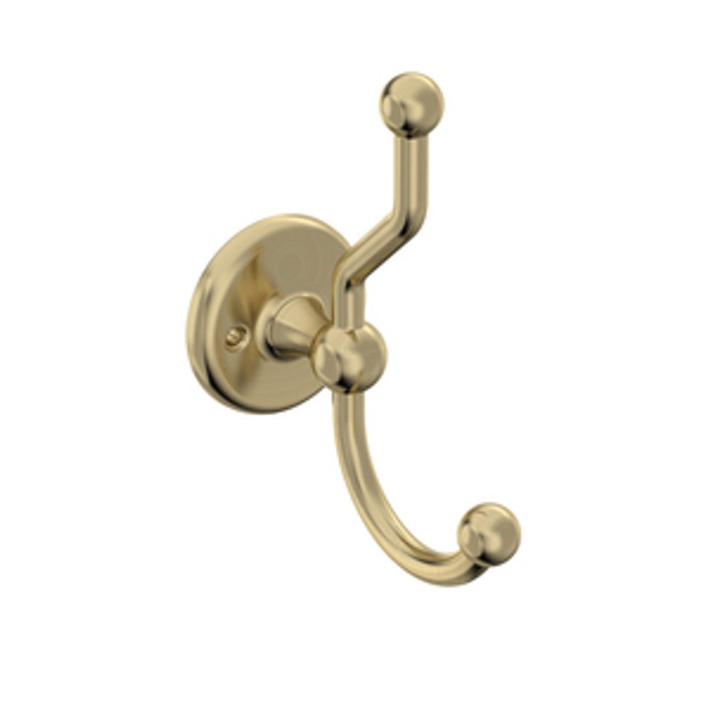 Keswick Robe Hook Timeless Brushed Brass 1168604 slide image Keswick Robe Hook Timeless Brushed Brass 1168604 slide image