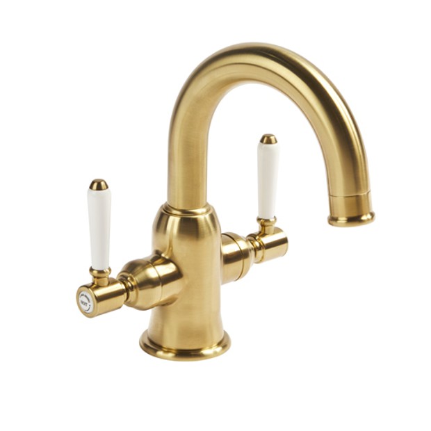 Keswick Basin Mixer Brass T321104 Keswick Basin Mixer Brass T321104