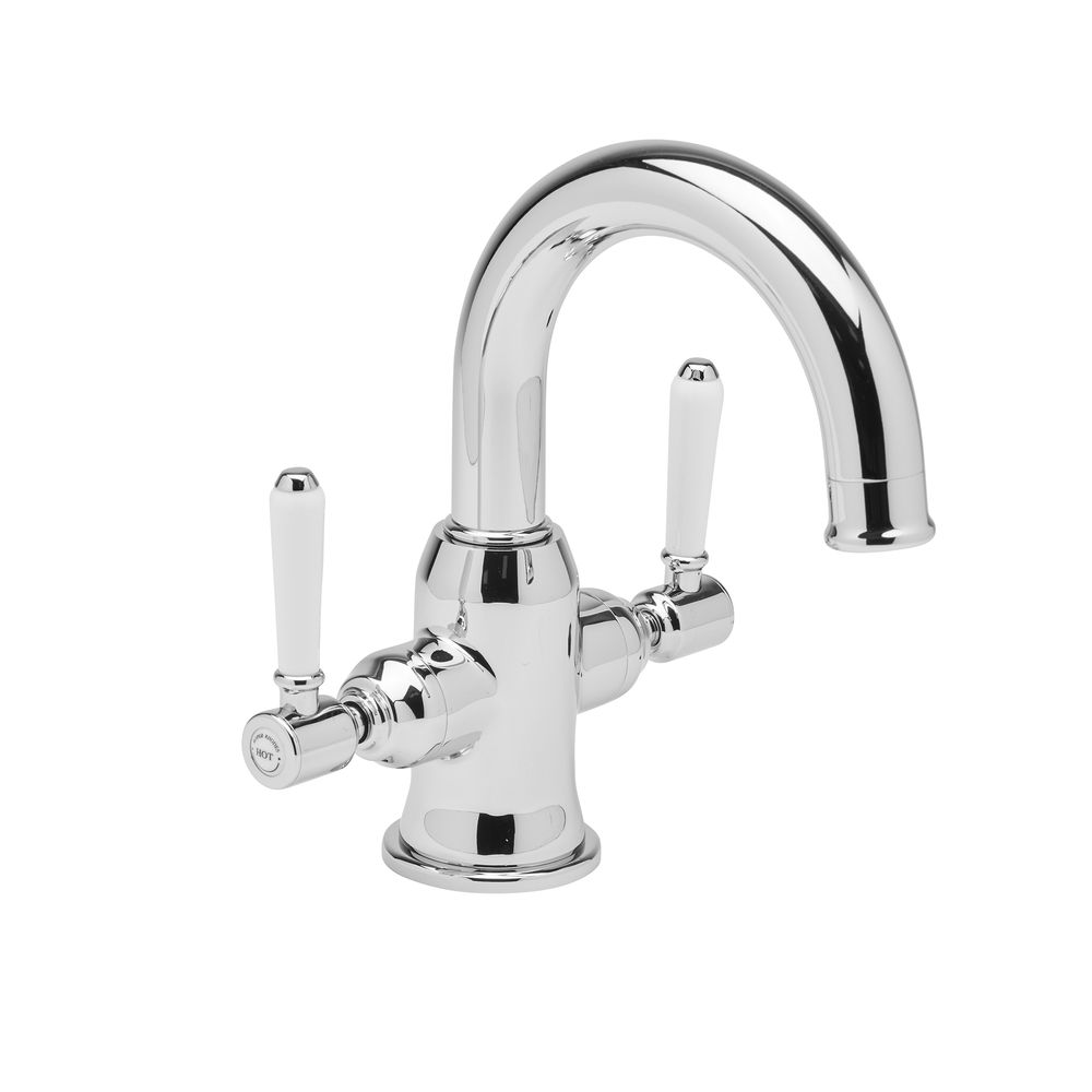 Tr3035 Roper Rhodes Roper Rhodes | Keswick Basin Mixer with Click Waste - Brushed Brass ...