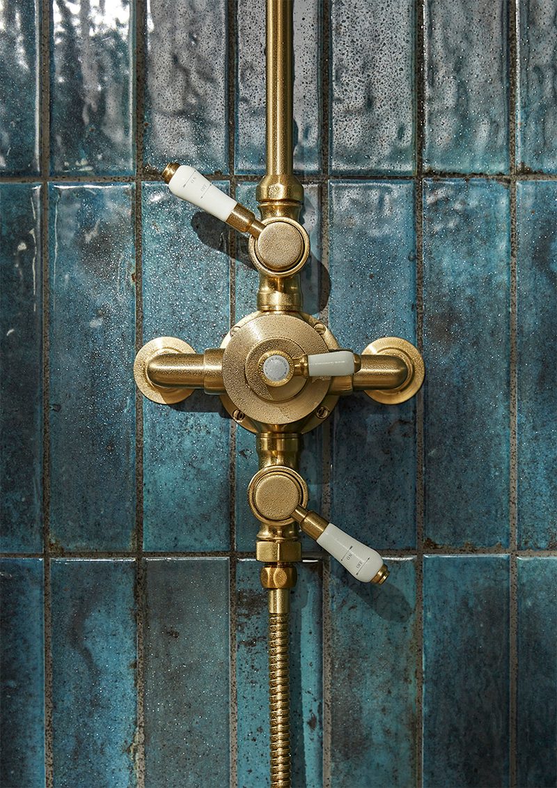 Keswick Brass Exposed Valve Detail