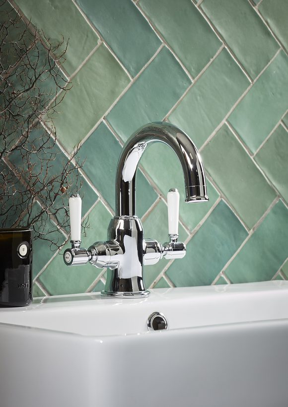Note Basin By Roper Rhodes Roper Rhodes | Keswick Basin Mixer with Click Waste - Brushed Brass ...