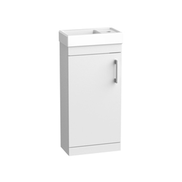Kew Cloakroom Freestanding Unit Gloss White 1136246 Kew Cloakroom Freestanding Unit Gloss White 1136246