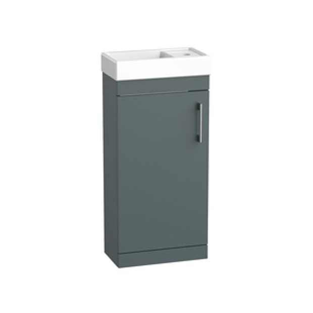 Kew Cloakroom Freestanding Unit Matt Viridian Green 1136194 Kew Cloakroom Freestanding Unit Matt Viridian Green 1136194