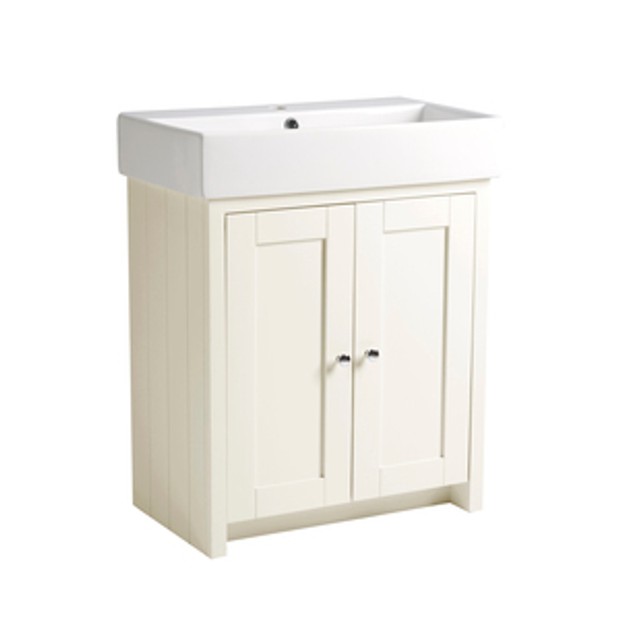 Lansdown 700 Freestanding Unit Matt Linen White 1064259 Lansdown 700 Freestanding Unit Matt Linen White 1064259