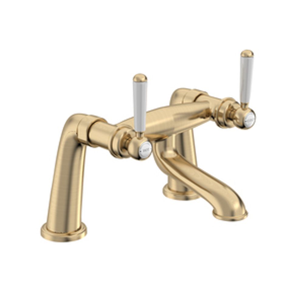 Lansdown Bath Filler Brushed Brass 1065400 slide image Lansdown Bath Filler Brushed Brass 1065400 slide image
