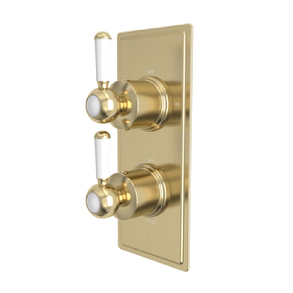 Lansdown Dual Function Shower Valve Brushed Brass 1065254 slide image Lansdown Dual Function Shower Valve Brushed Brass 1065254 slide image