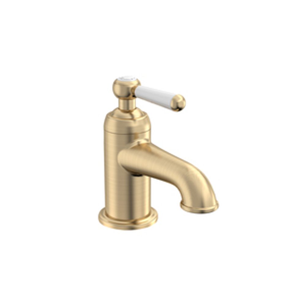 Lansdown Mini Mono Basin Mixer With Click Waste Brushed Brass 1065336 slide image Lansdown Mini Mono Basin Mixer With Click Waste Brushed Brass 1065336 slide image