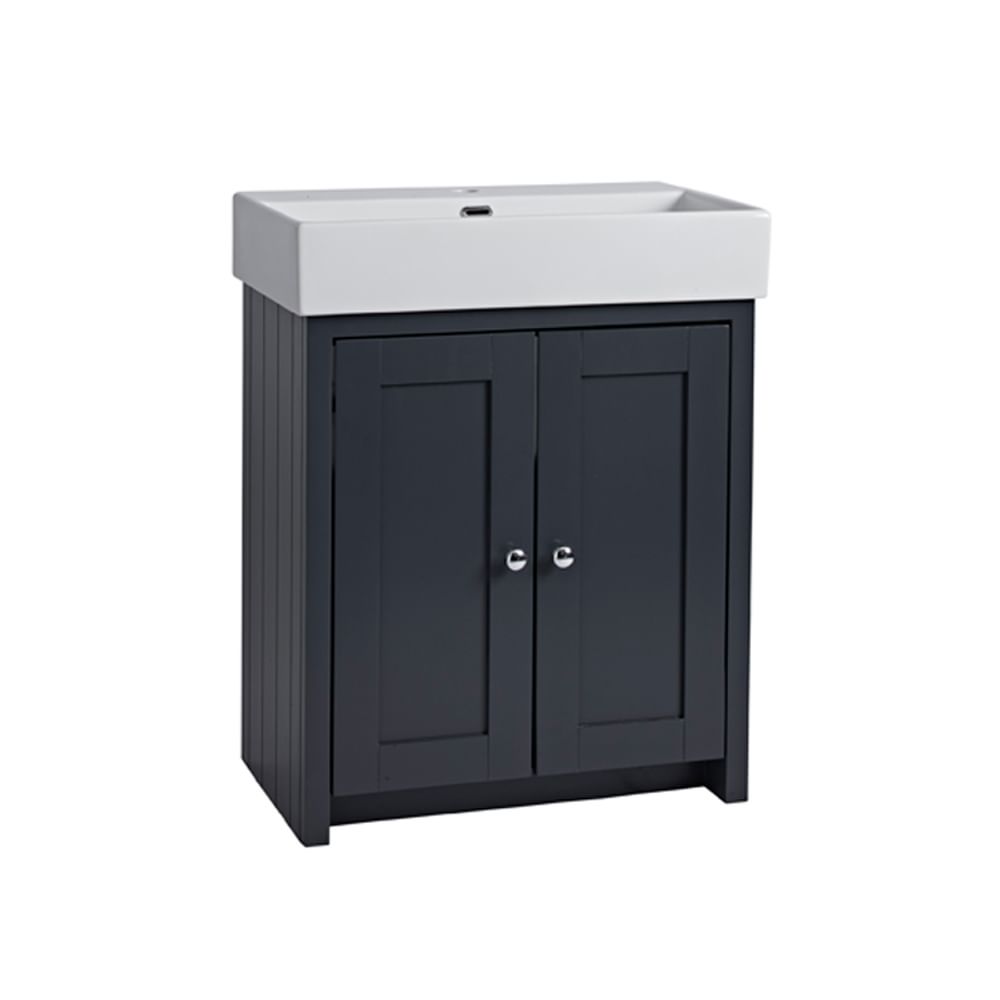 Lansdown 700mm freestanding unit dark grey matt LAN700 B DGM jpg slide image Lansdown 700mm freestanding unit dark grey matt LAN700 B DGM jpg slide image