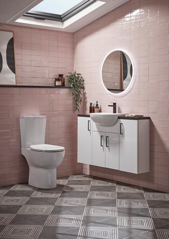 Loft Comfort Open Back CC WC tapered cistern Lifestyle